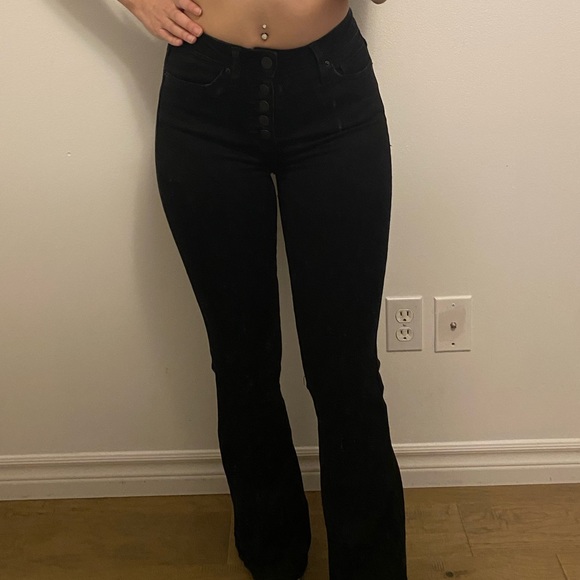 Button up flare jeans - Picture 3 of 4